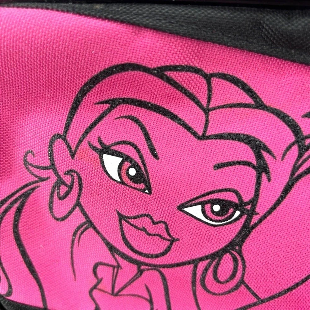 Y2K Bratz Insulated Lunch Bag Pink Black Cooler Tote MGA 2004 Retro Collectible